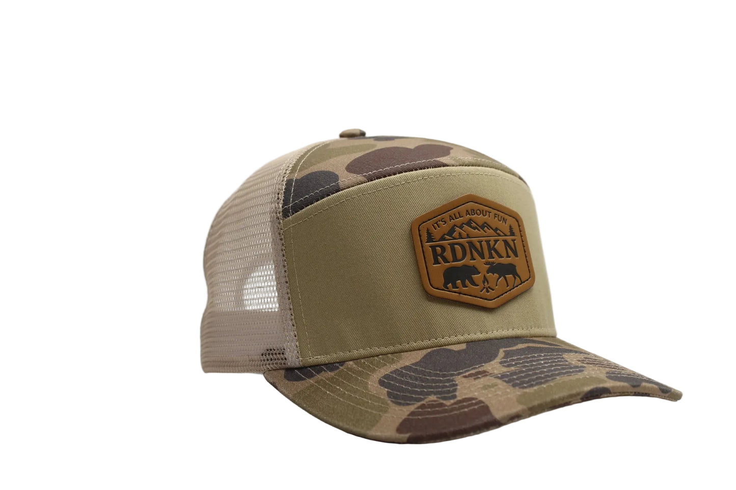 7 Panel Duck Camo Snapback Ballcap