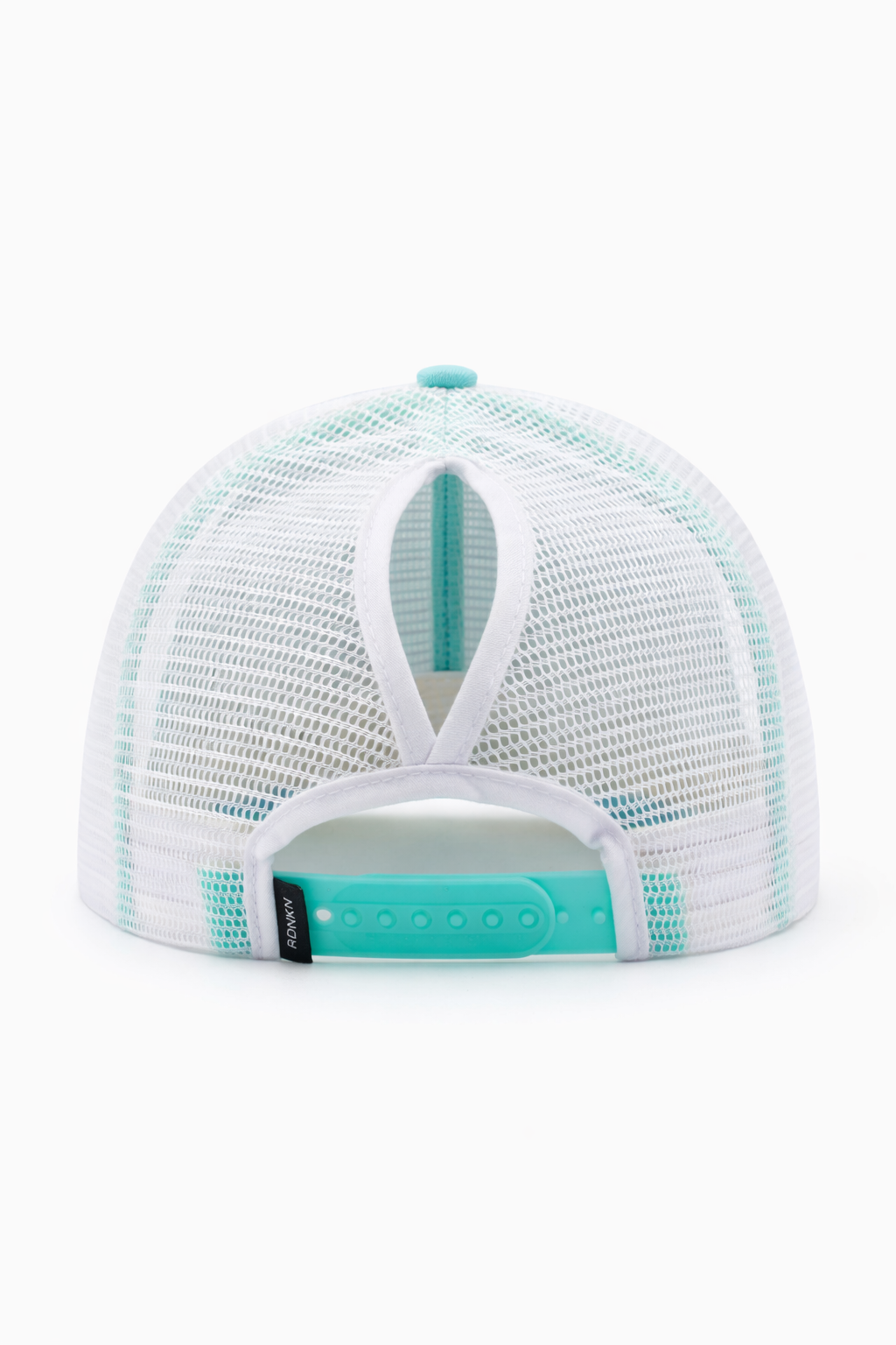 Women's Teal High Ponytail Ballcap