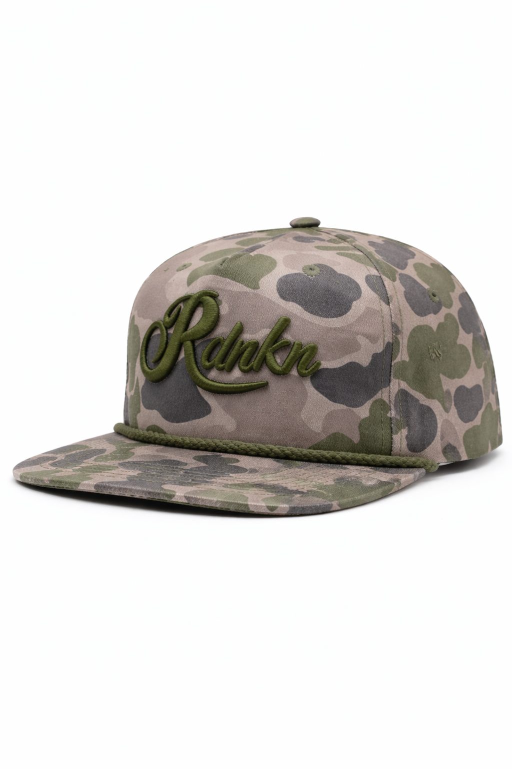 RDNKN Dark Green Duck Camo Ballcap