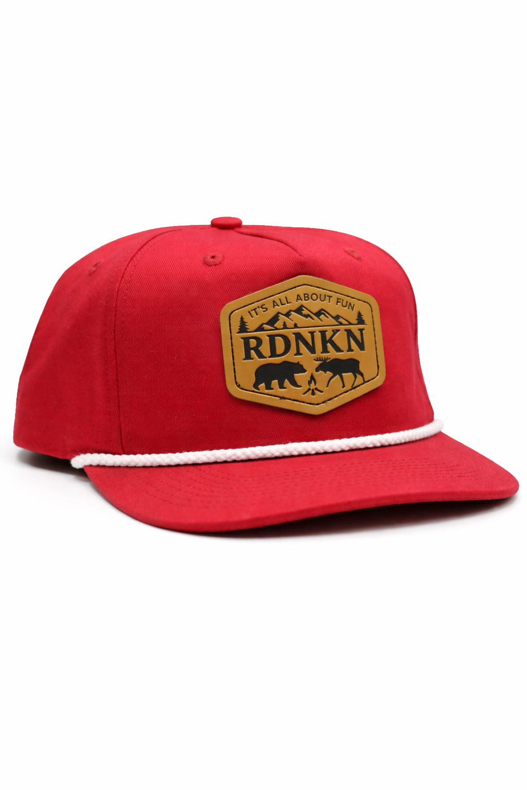 RDNKN Maroon Flat Brim Snapback Ballcap