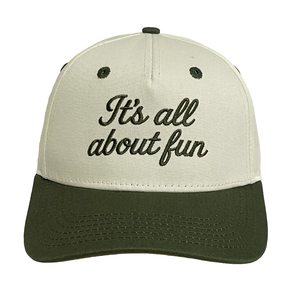 It's all about fun baseball cap!