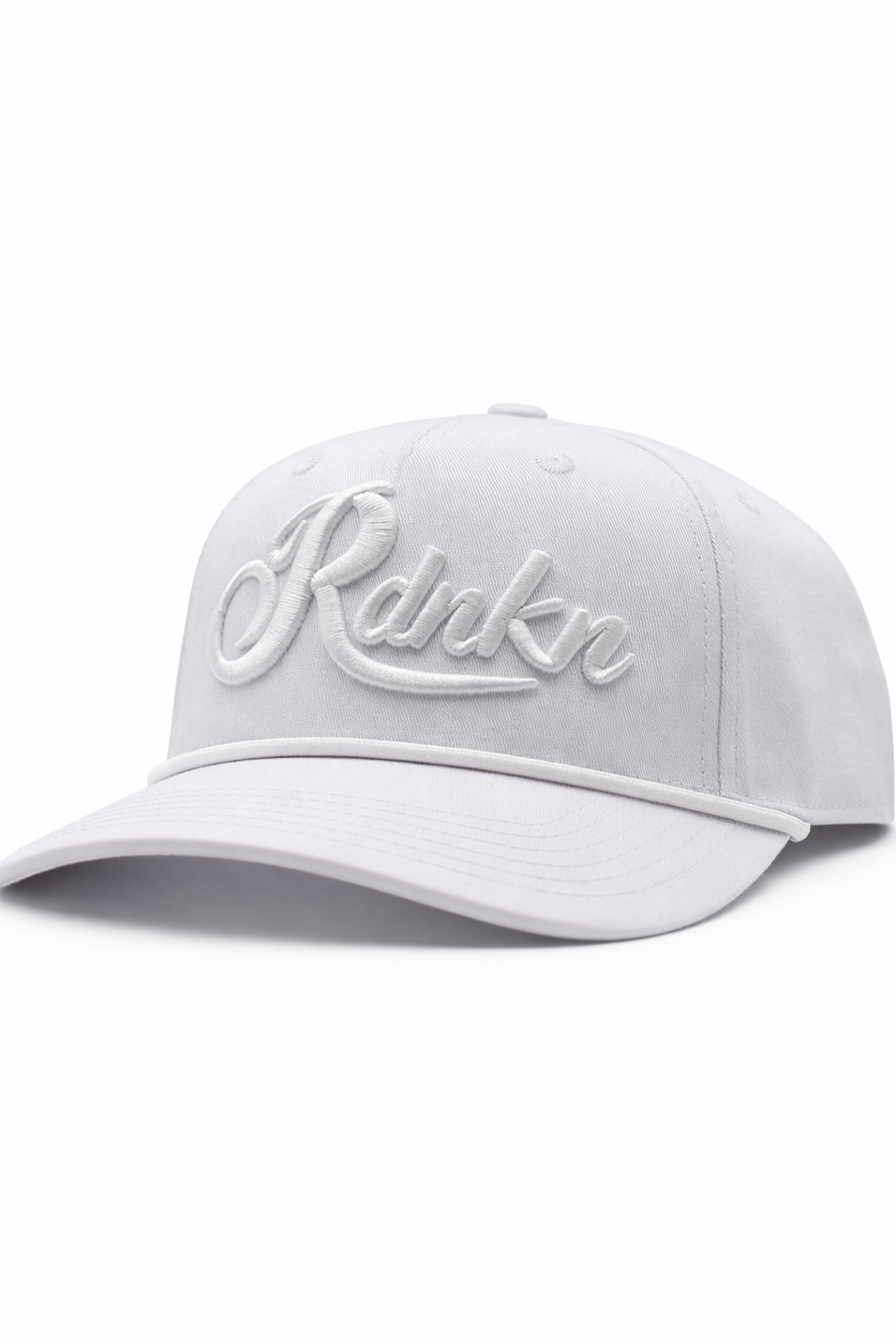 White on white rope Ballcap