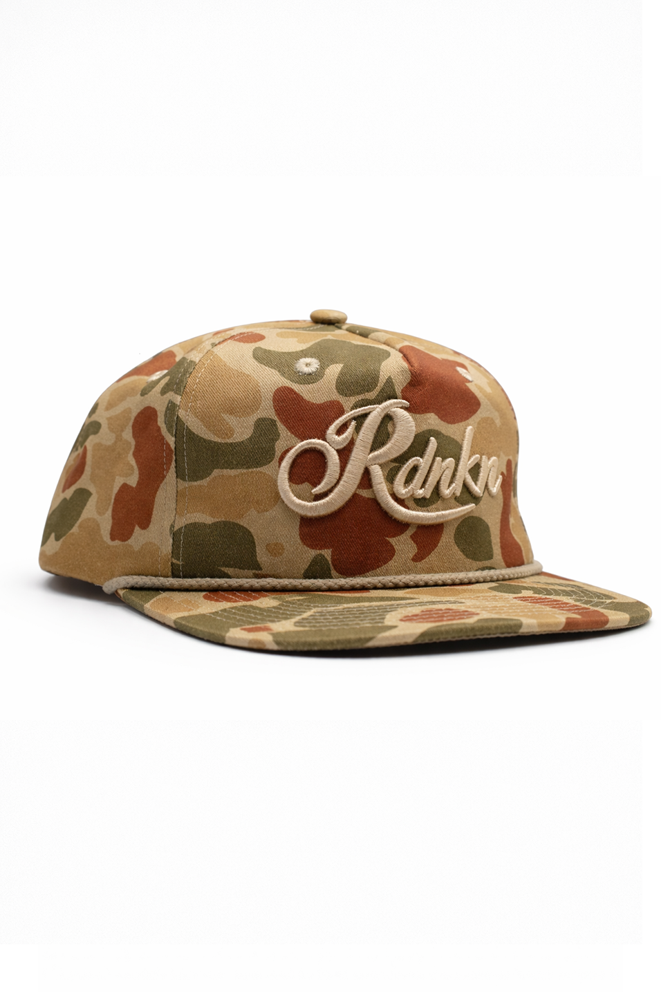 RDNKN Light Brown Duck Camo Ballcap