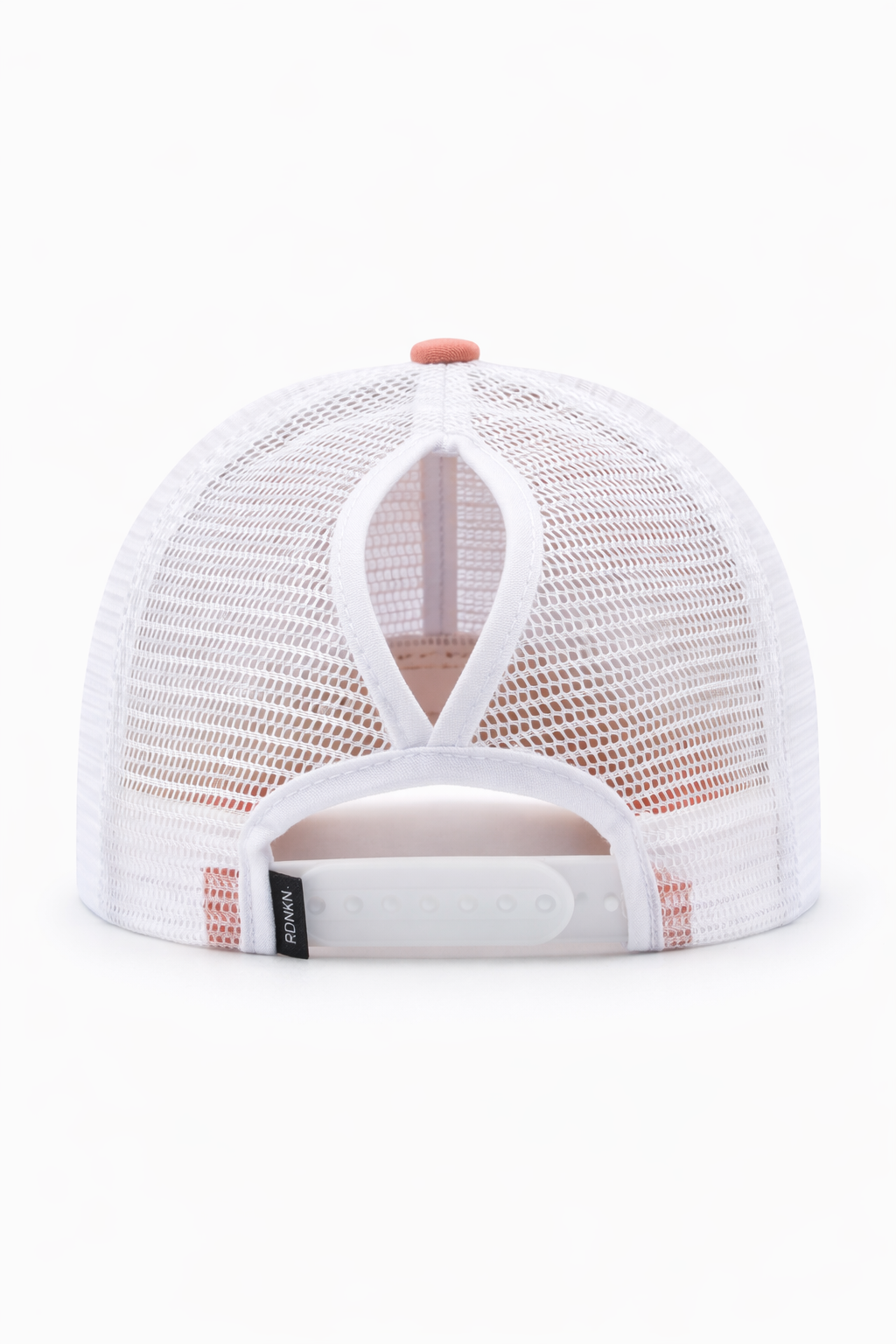 Women's Peach High Ponytail Ballcap