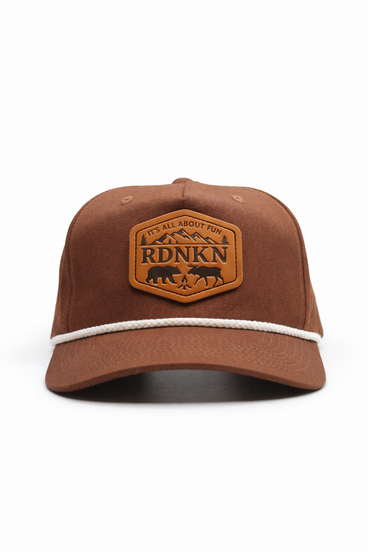 RDNKN Brown Flat Brim Snapback