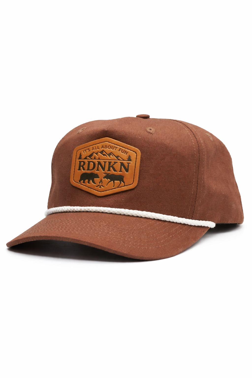 RDNKN Brown Flat Brim Snapback