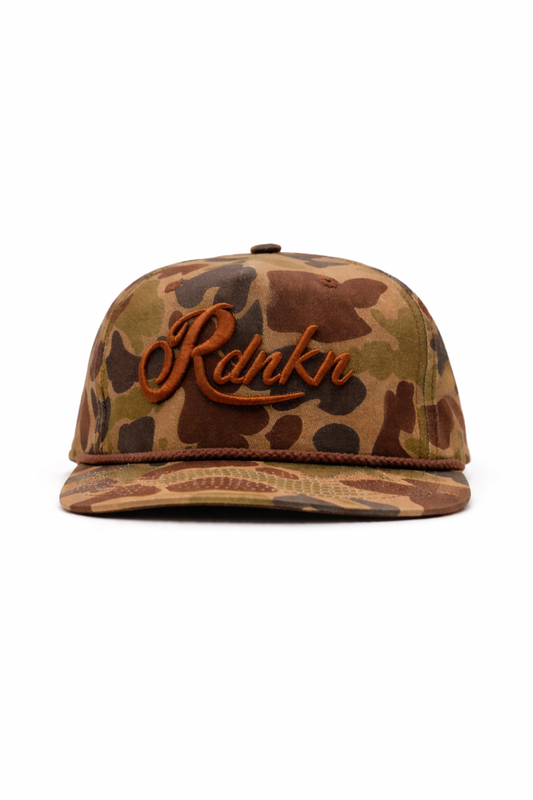 RDNKN Dark Brown  Duck Camo Ballcap