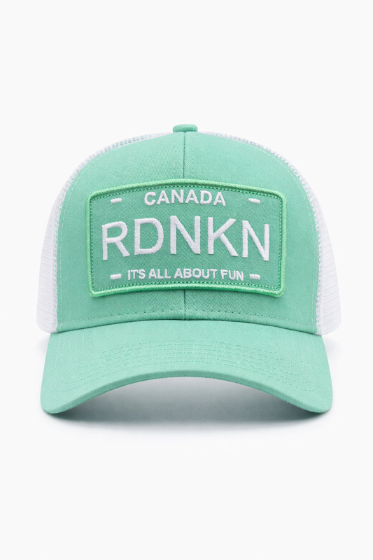A RDNKN Mint Green High Ponytail Cap