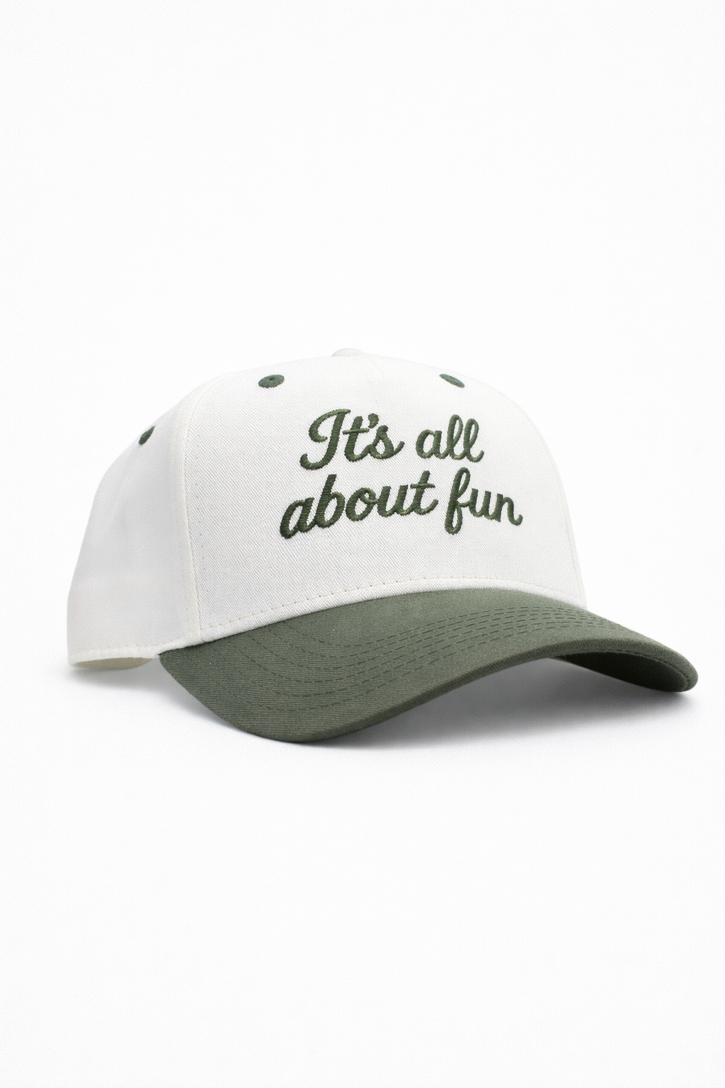 It's All About Fun - Muted Olive Ballcap