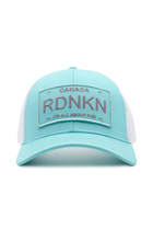 Women's Teal High Ponytail Ballcap