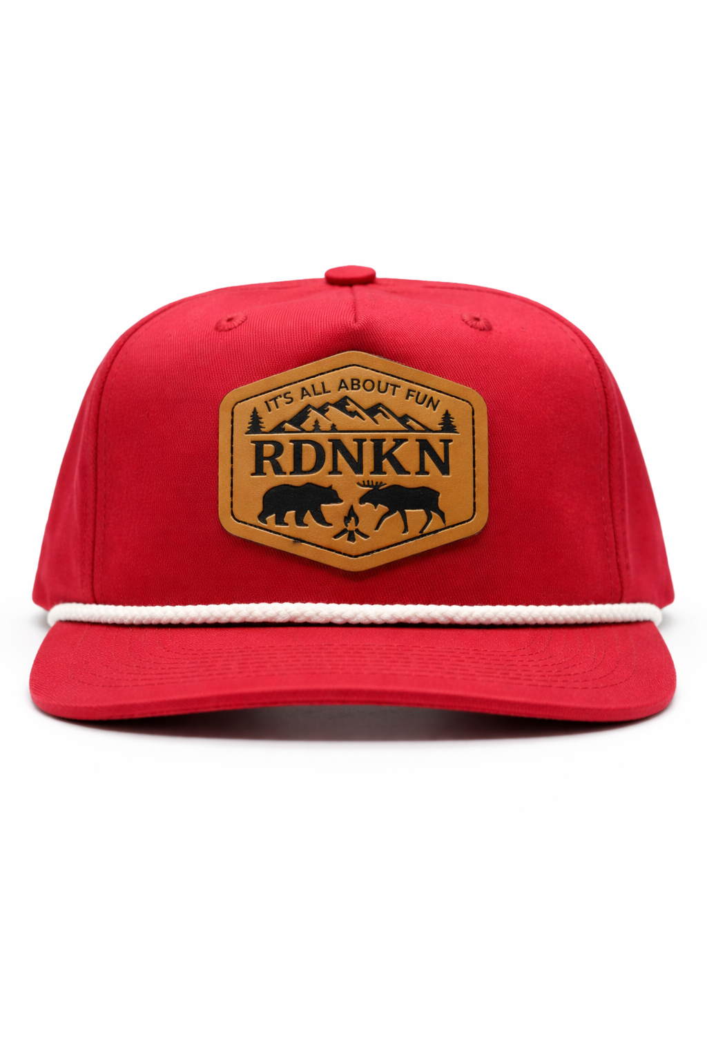 RDNKN Maroon Flat Brim Snapback