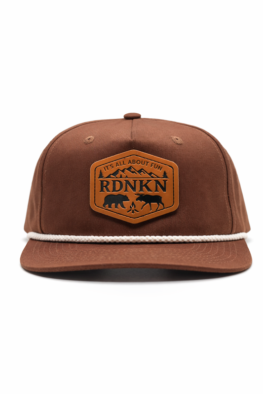 RDNKN Brown Flat Brim Snapback
