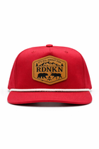 RDNKN Maroon Flat Brim Snapback Ballcap