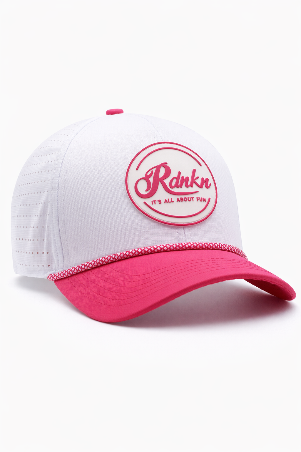 Rdnkn Pink Rope soft mesh ballcap